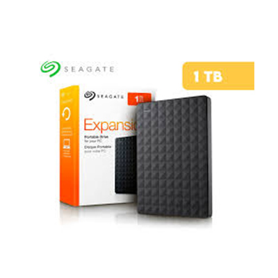 Disco Duro Mecánico 1 Tb. Marca seagate etiqueta negra